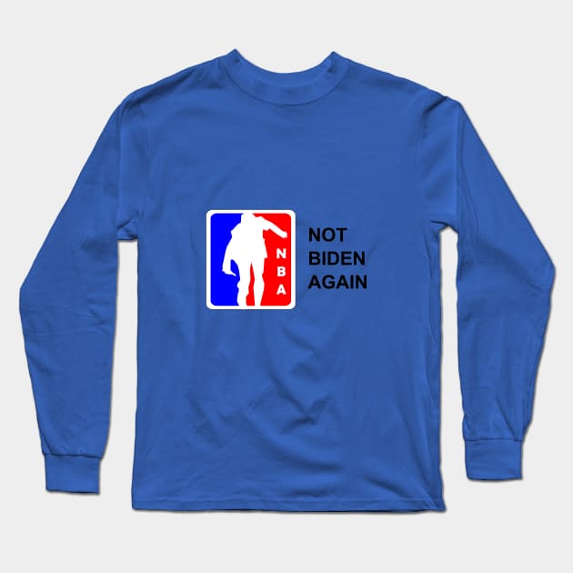 NBA Biden Long Sleeve T-Shirt by Matt Pallmann